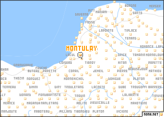map of Montulay