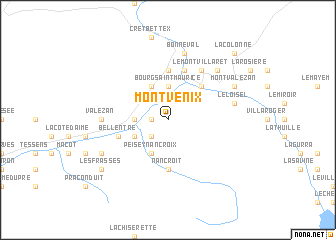 map of Montvenix