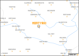 map of Montyaki