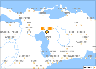 map of Monuna