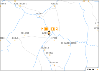 map of Monveda