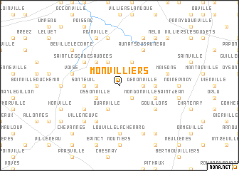 map of Monvilliers