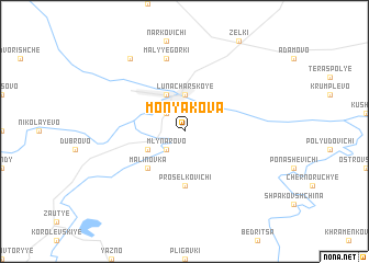 map of Monyakova