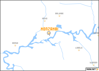 map of Monzambi