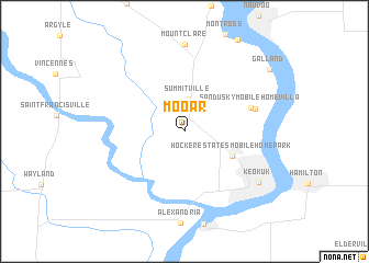map of Mooar