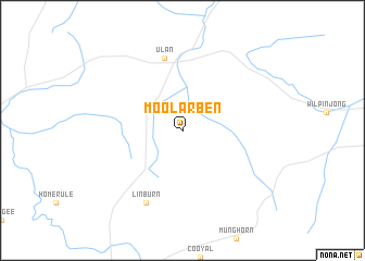 map of Moolarben