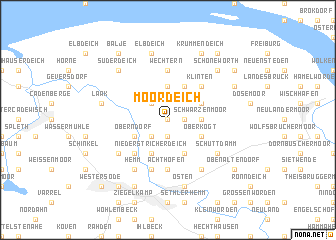 map of Moordeich