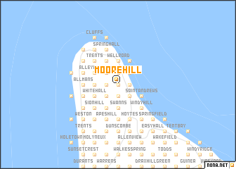 map of Moore Hill