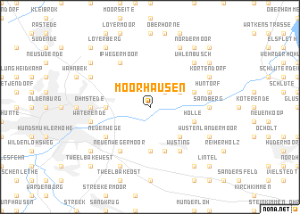 map of Moorhausen