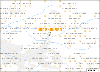 map of Moorhausen