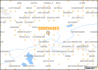 map of Moorhusen