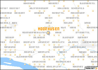 map of Moorhusen