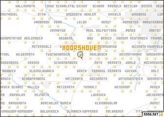 map of Moorshoven