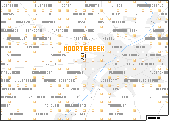 map of Moortebeek