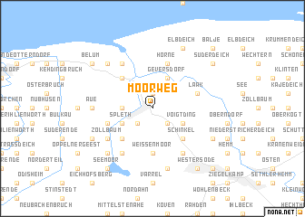 map of Moorweg