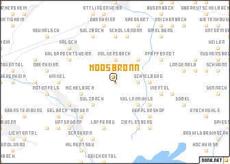 map of Moosbronn