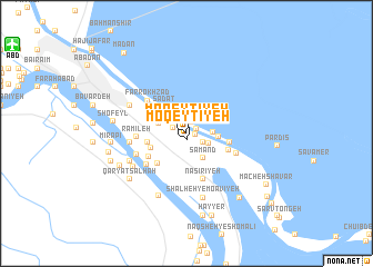 map of Moqeyţīyeh