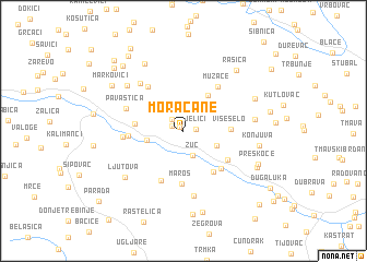 map of Moračane