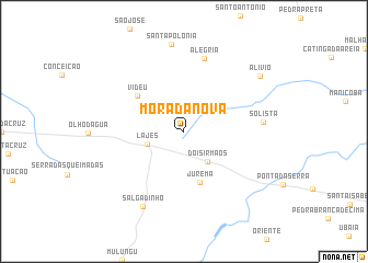 map of Morada Nova