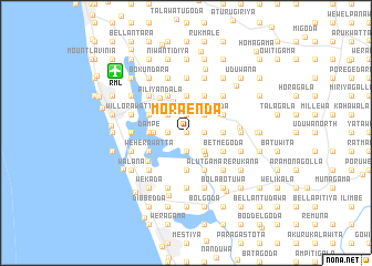 map of Moraenda