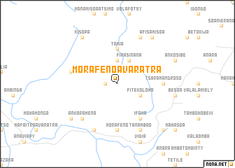 map of Morafeno Avaratra