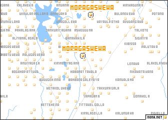 map of Moragaswewa