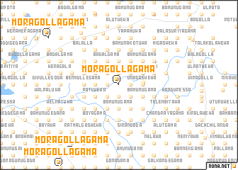 map of Moragollagama