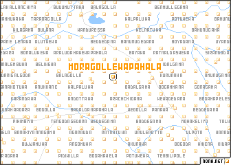 map of Moragollewa Pahala