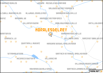 map of Morales del Rey
