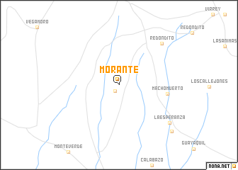 map of Morante