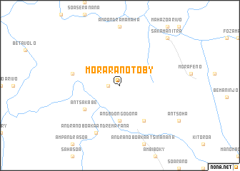 map of Morarano-Toby
