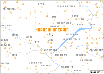 map of Morāskhūn-e Pā\