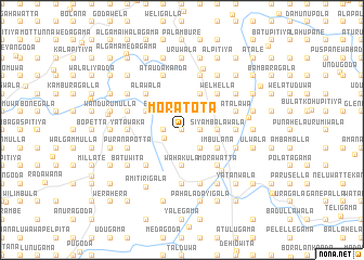 map of Moratota