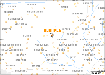 map of Moravče