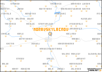 map of Moravský Lačnov