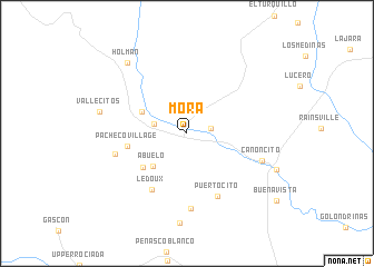 map of Mora