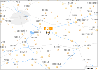 map of Mõra