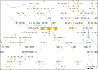 map of Mordana