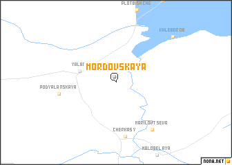 map of (( Mordovskaya ))