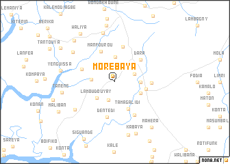 map of Morébaya