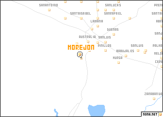 map of Morejón