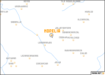 map of Morelia