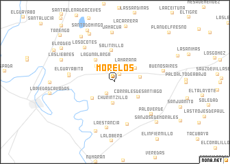 map of Morelos