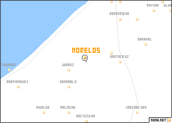 map of Morelos