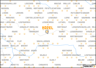 map of Morel