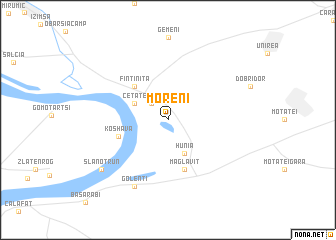 map of Moreni