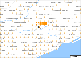 map of Morenos