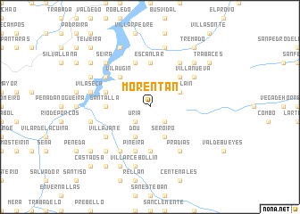 map of Morentán