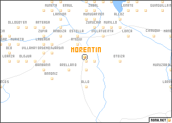 map of Morentin