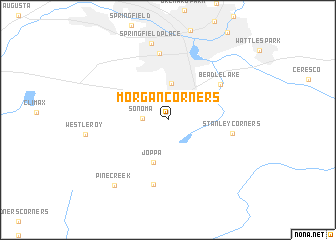 map of Morgan Corners